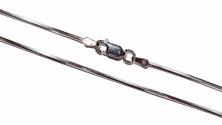 Sterling Silver 8 Sided Snake Chain