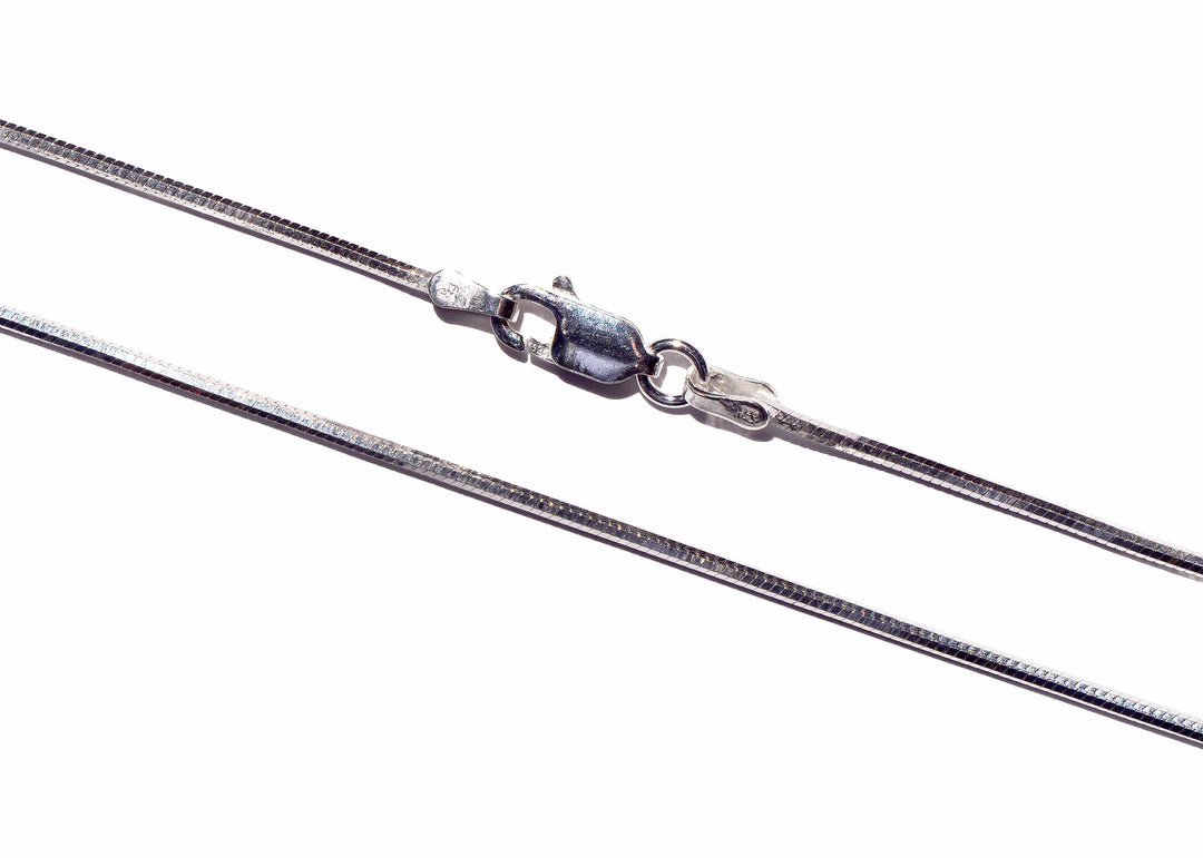 Sterling Silver 8 Sided Snake Chain