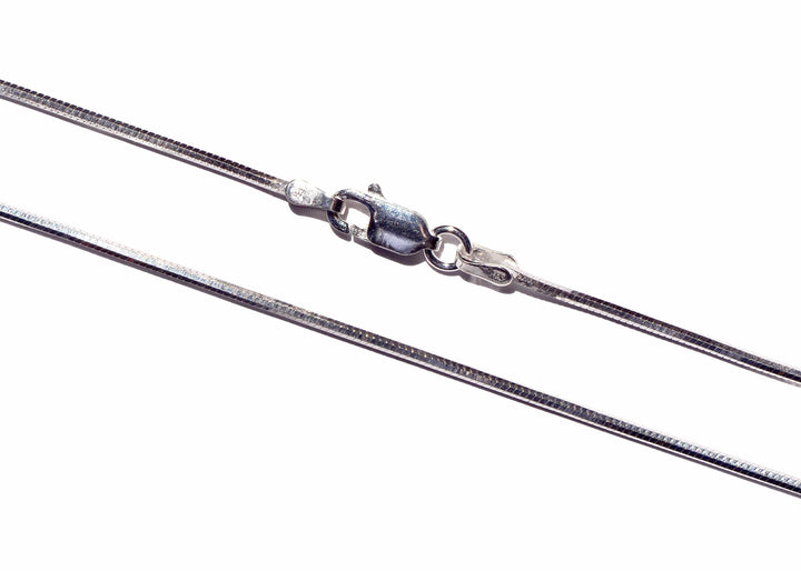 Sterling Silver 8 Sided Snake Chain