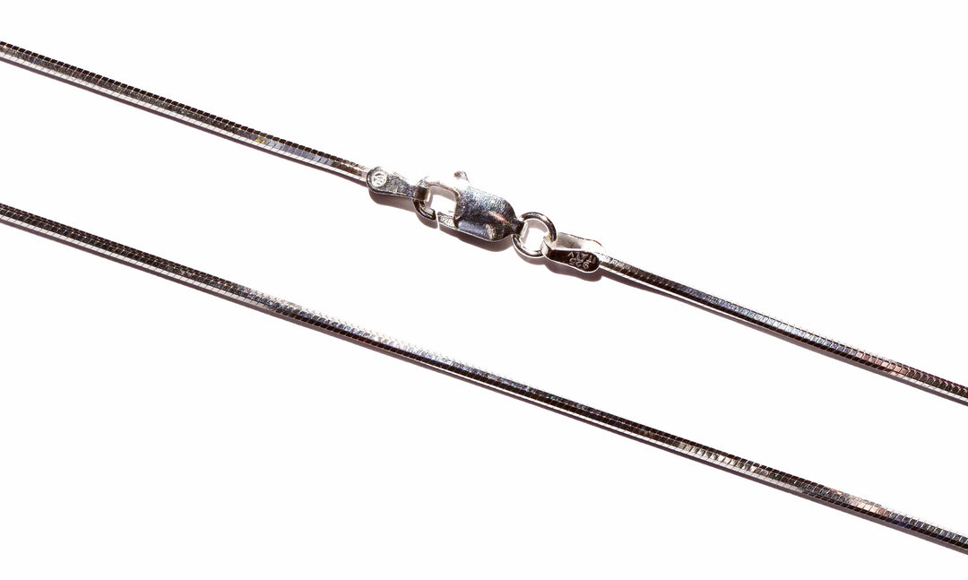 Sterling Silver 8 Sided Snake Chain