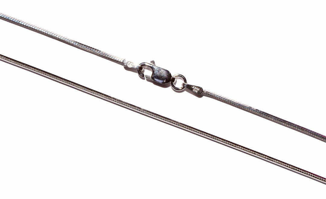 Sterling Silver 8 Sided Snake Chain