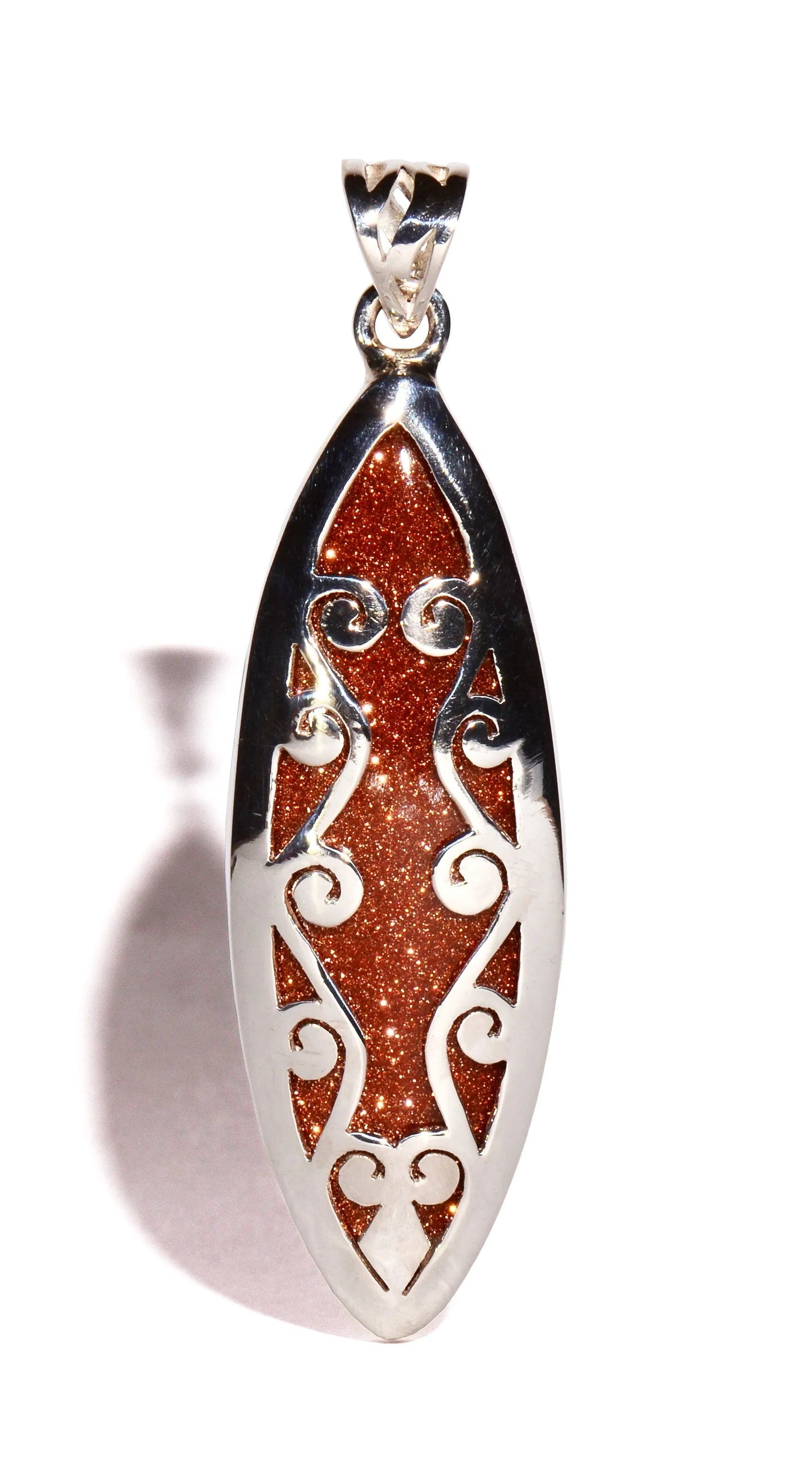 Goldstone Sterling Silver Pendant