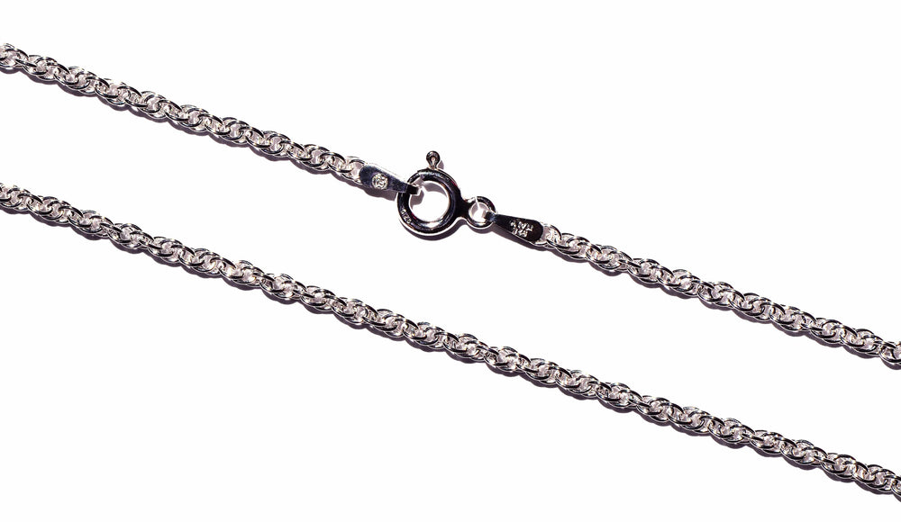 Sterling Silver Loose Rope Chain