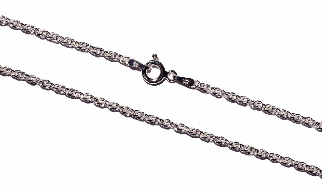 Sterling Silver Loose Rope Chain