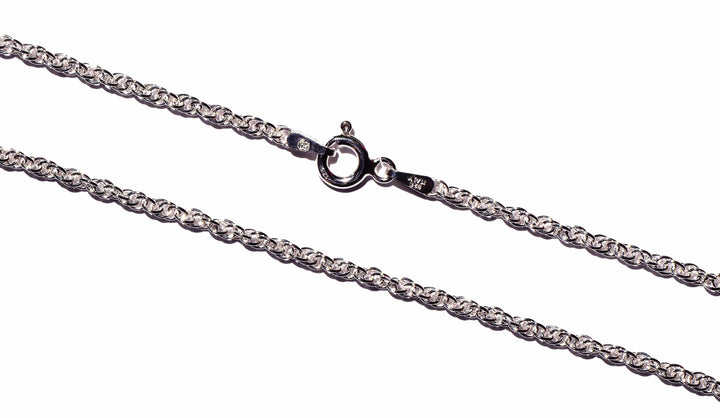 Sterling Silver Loose Rope Chain