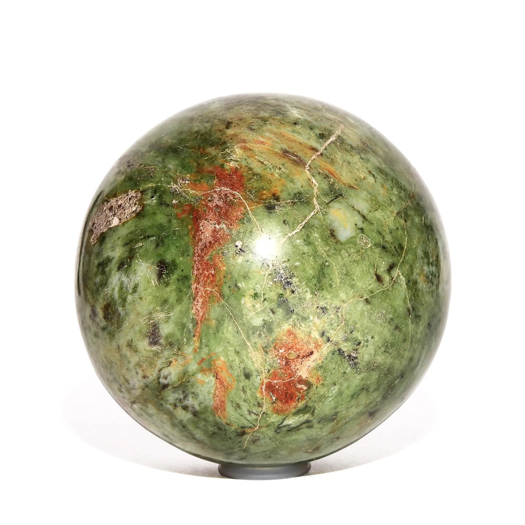 Chrysoprase Sphere - Polished