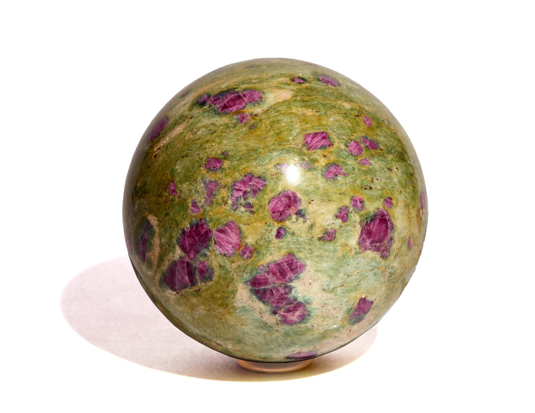 Ruby in Fuchsite Sphere - Polished
