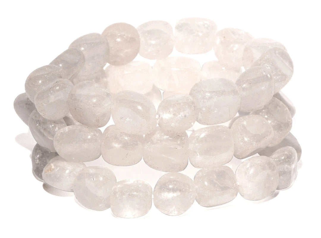 Clear Quartz Beaded Bracelet