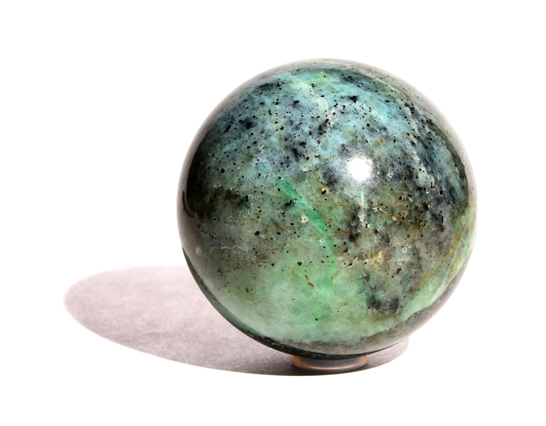 Chrysoprase Sphere - Polished