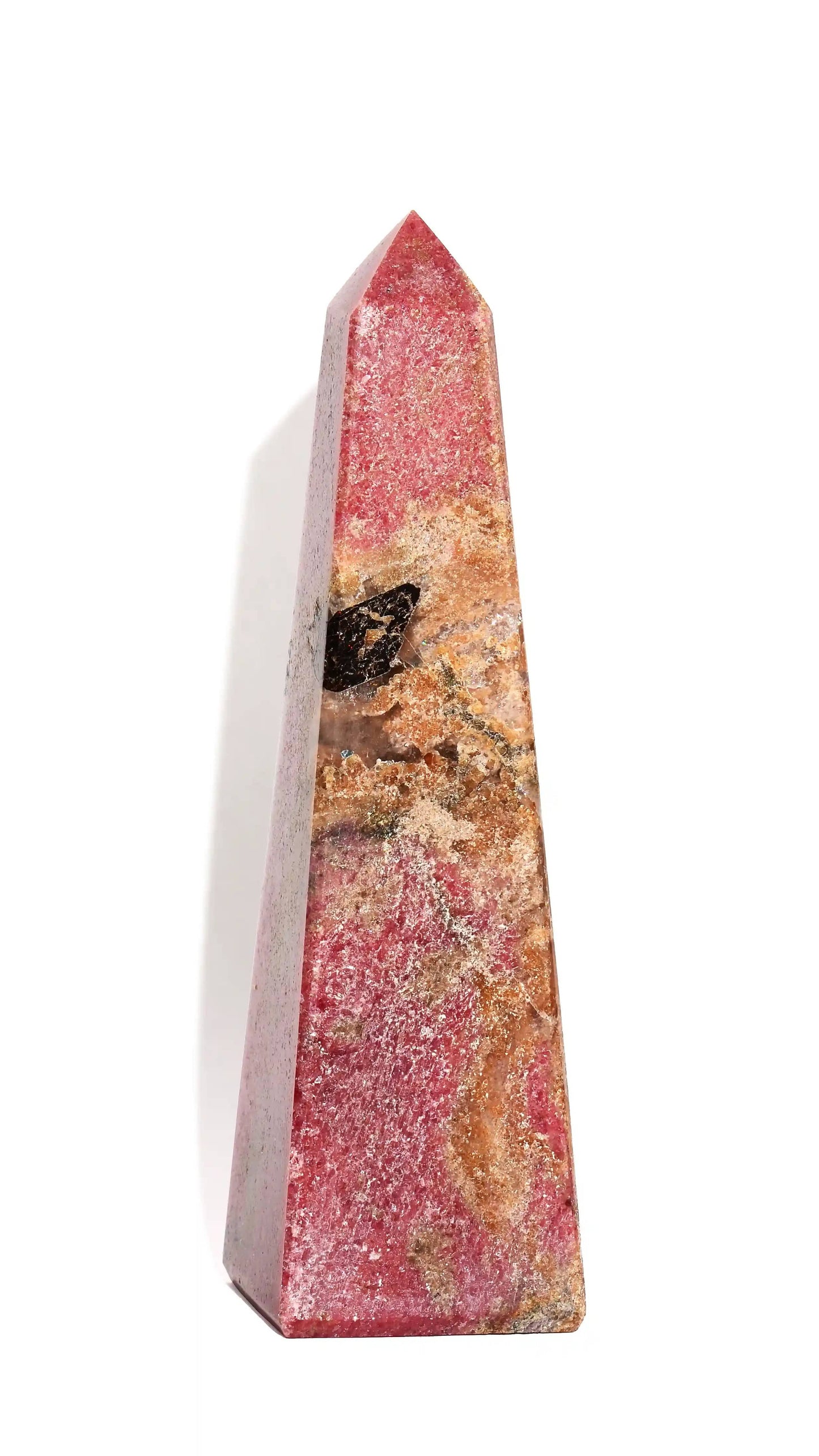 Rhodonite Obelisk - Polished