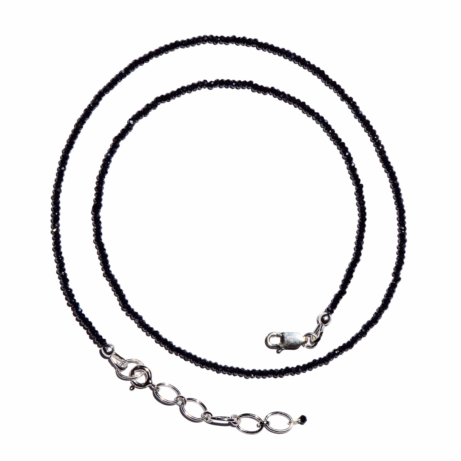 Buy Hematite Faceted Microbead Necklace 2mm for the stone of grounding.