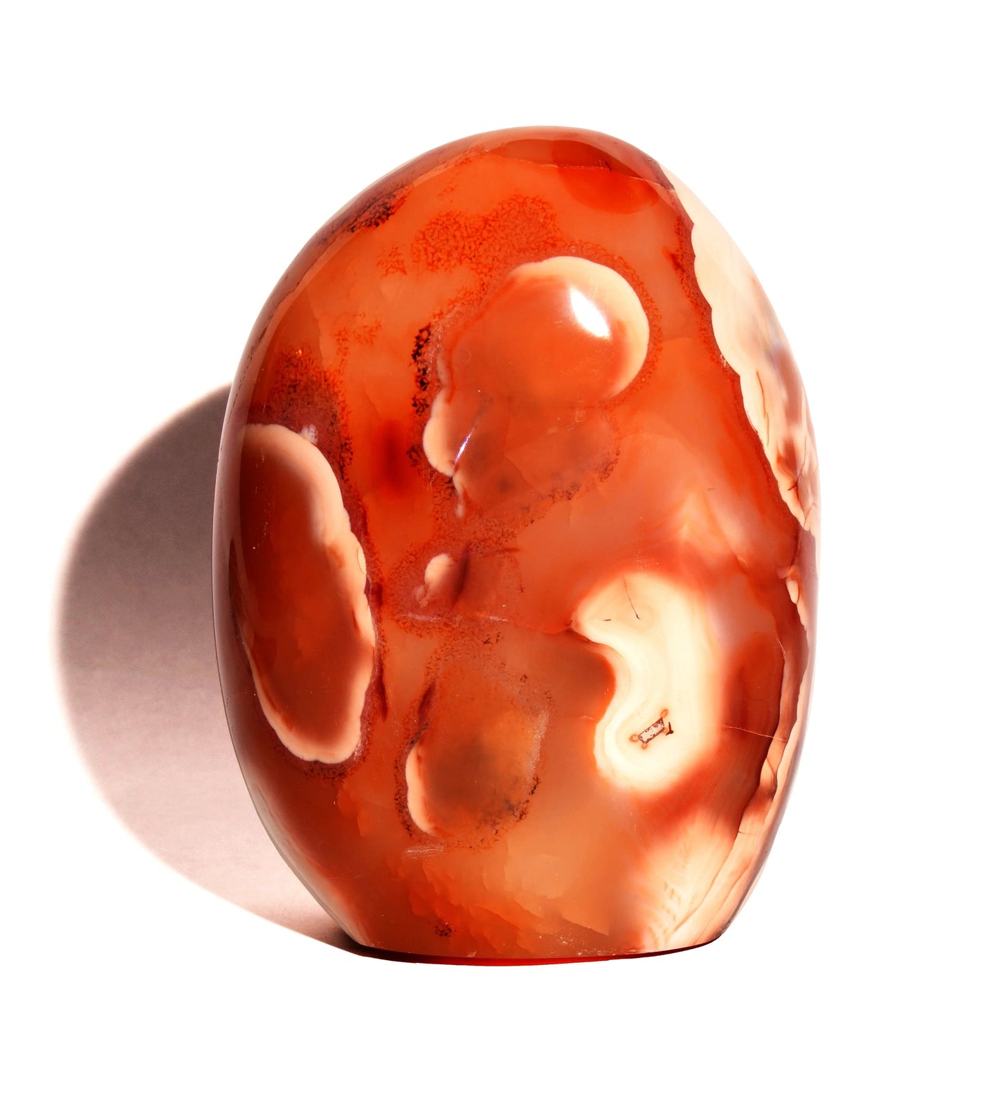 Carnelian Polished Form - Flat Base