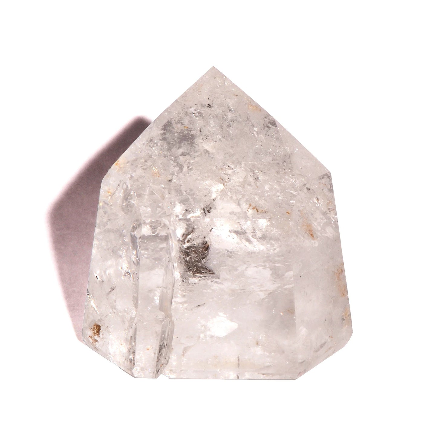 Clear Quartz Point - Flat Base - Polished