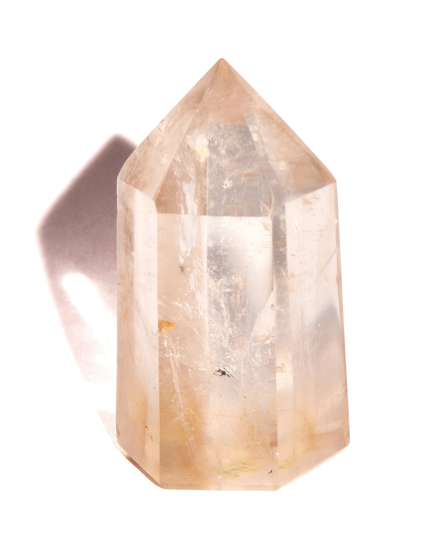Clear Quartz Point - Flat Base - Polished