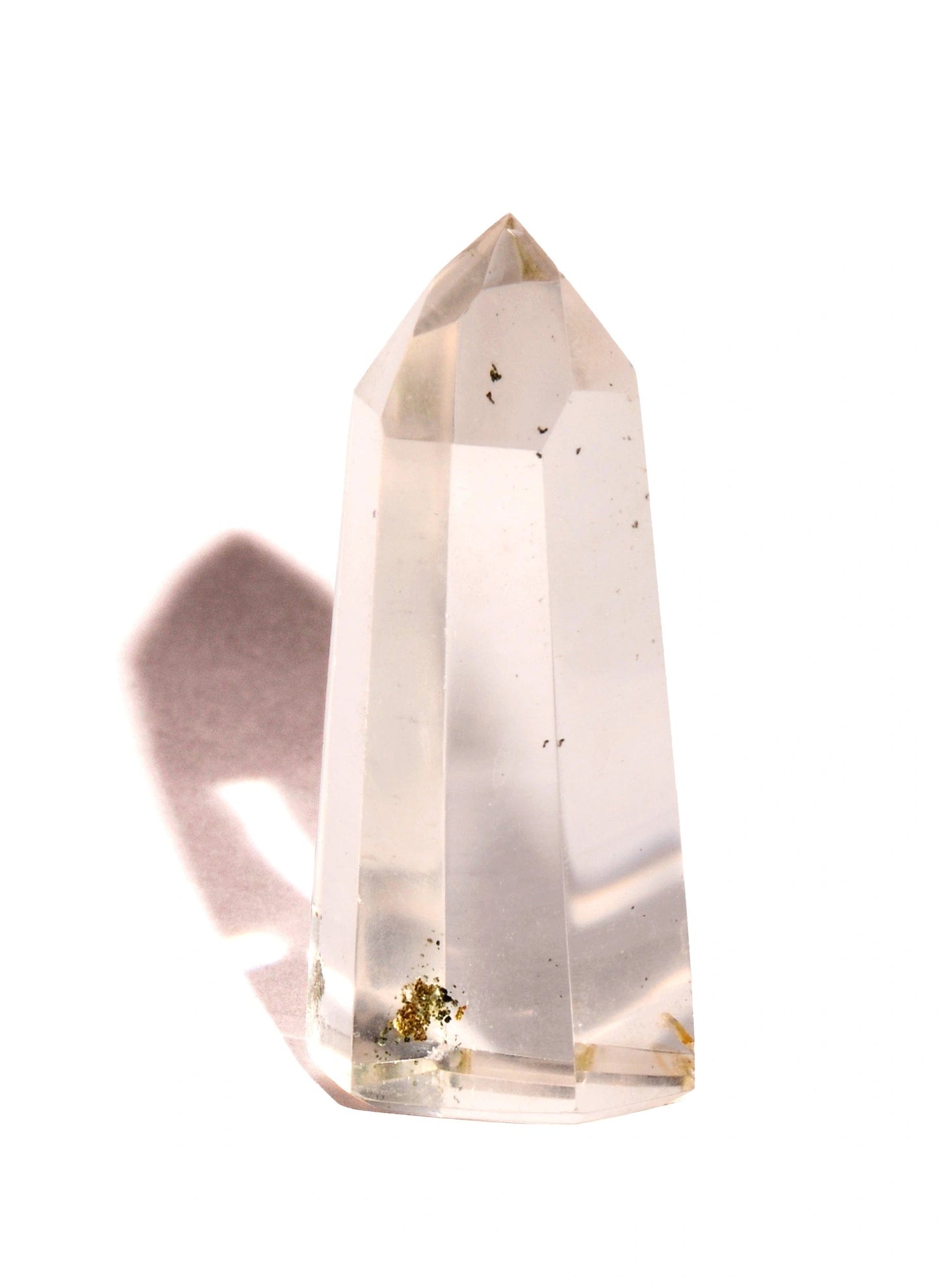 Clear Quartz Point - Flat Base - Polished