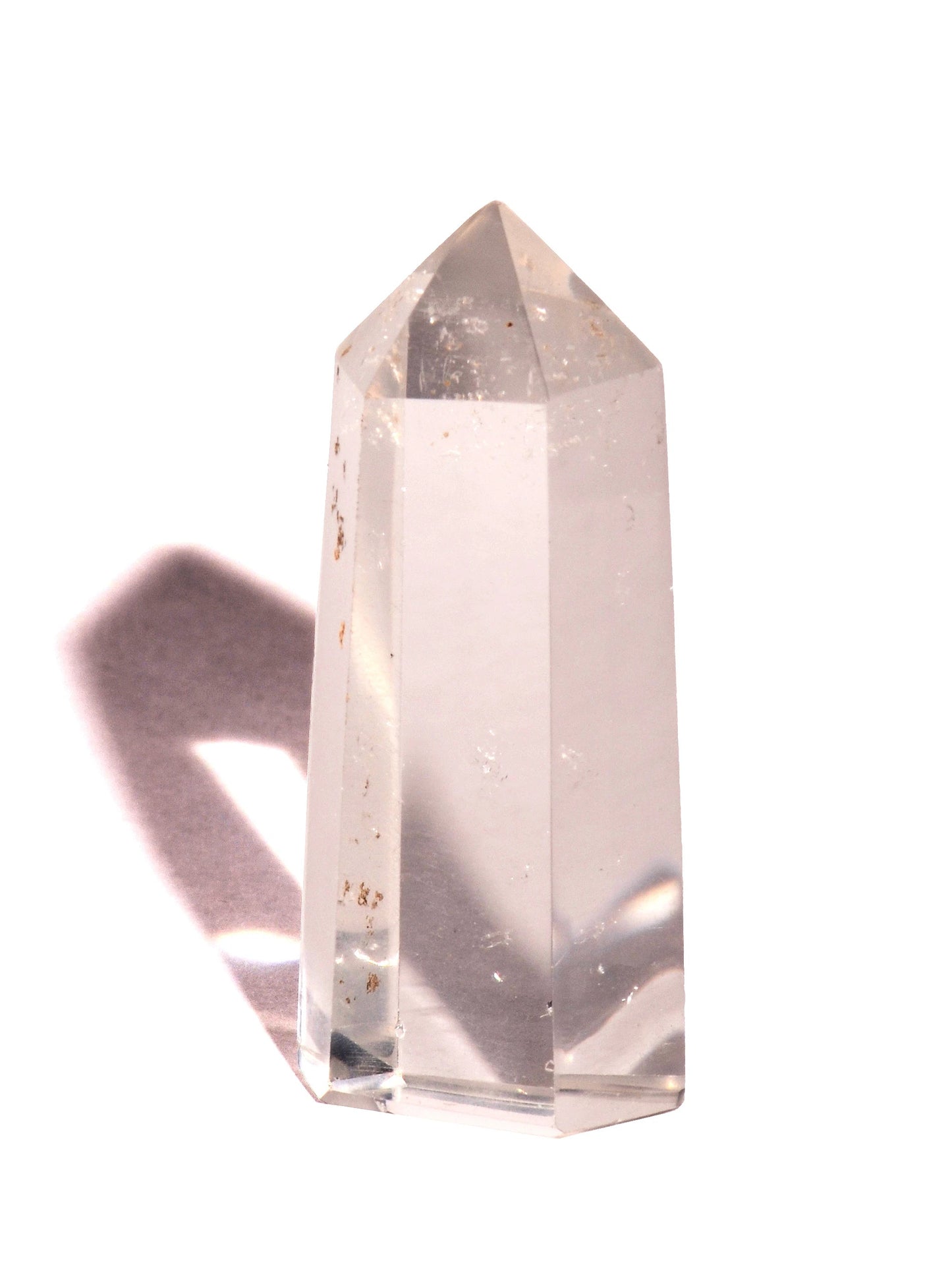Clear Quartz Point - Flat Base - Polished