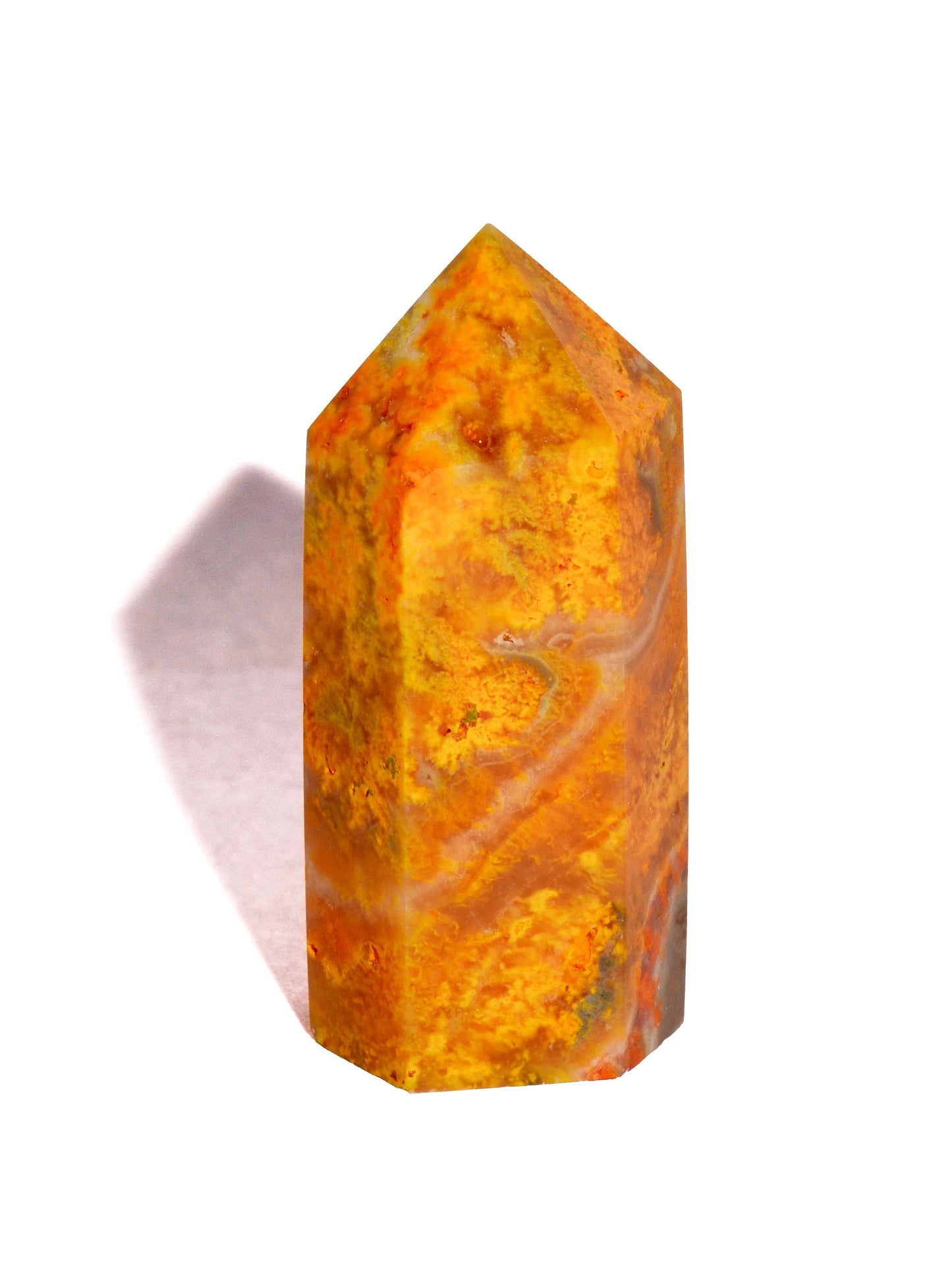 Bumble Bee Jasper - Point - Polished