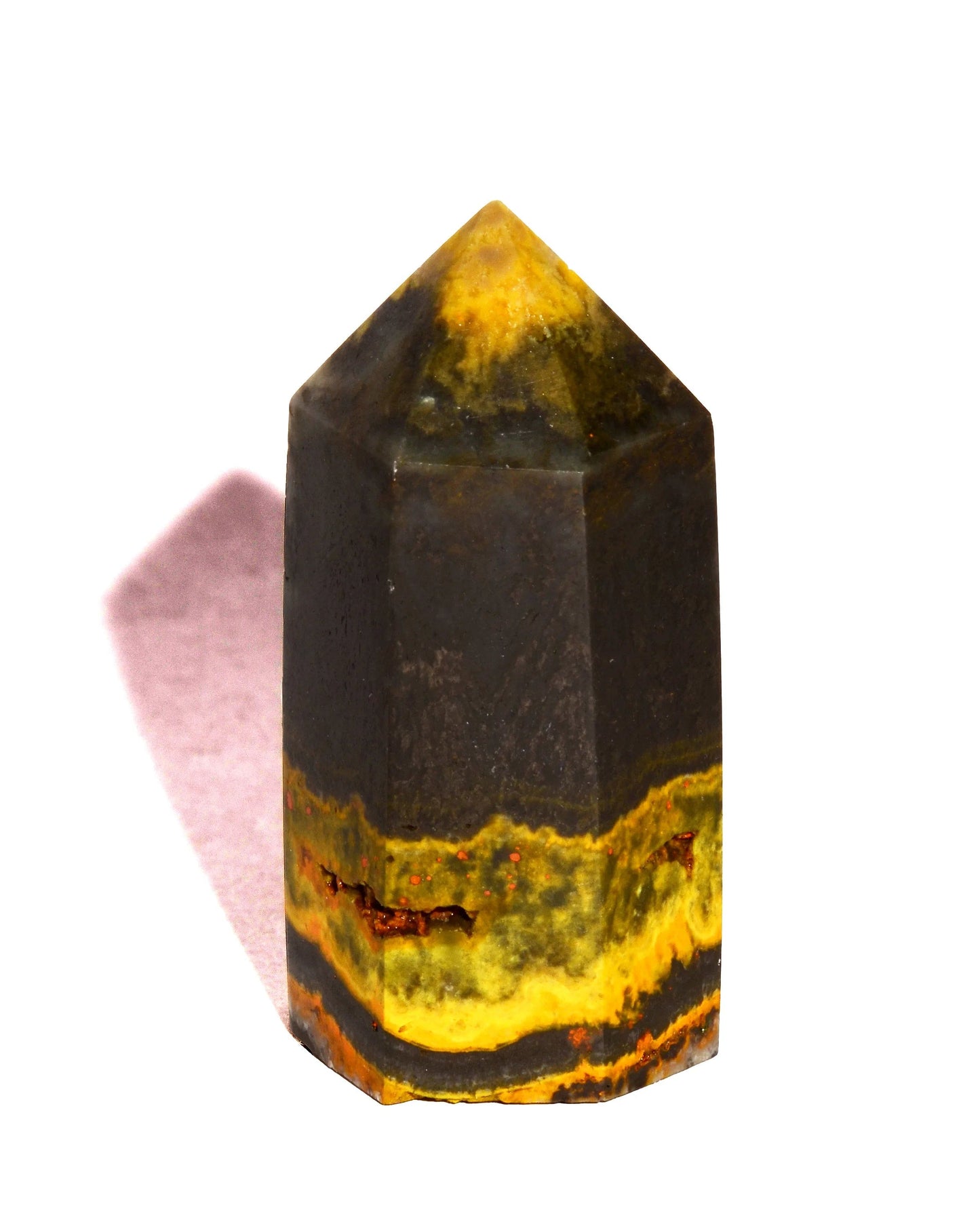 Bumble Bee Jasper - Point - Polished