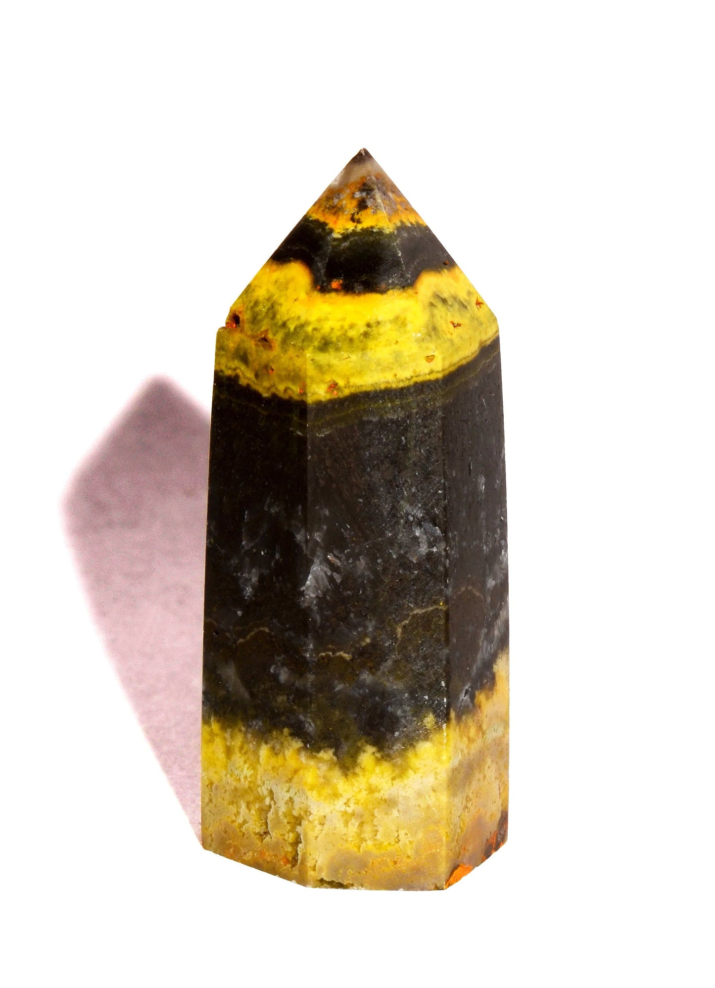 Bumble Bee Jasper - Point - Polished