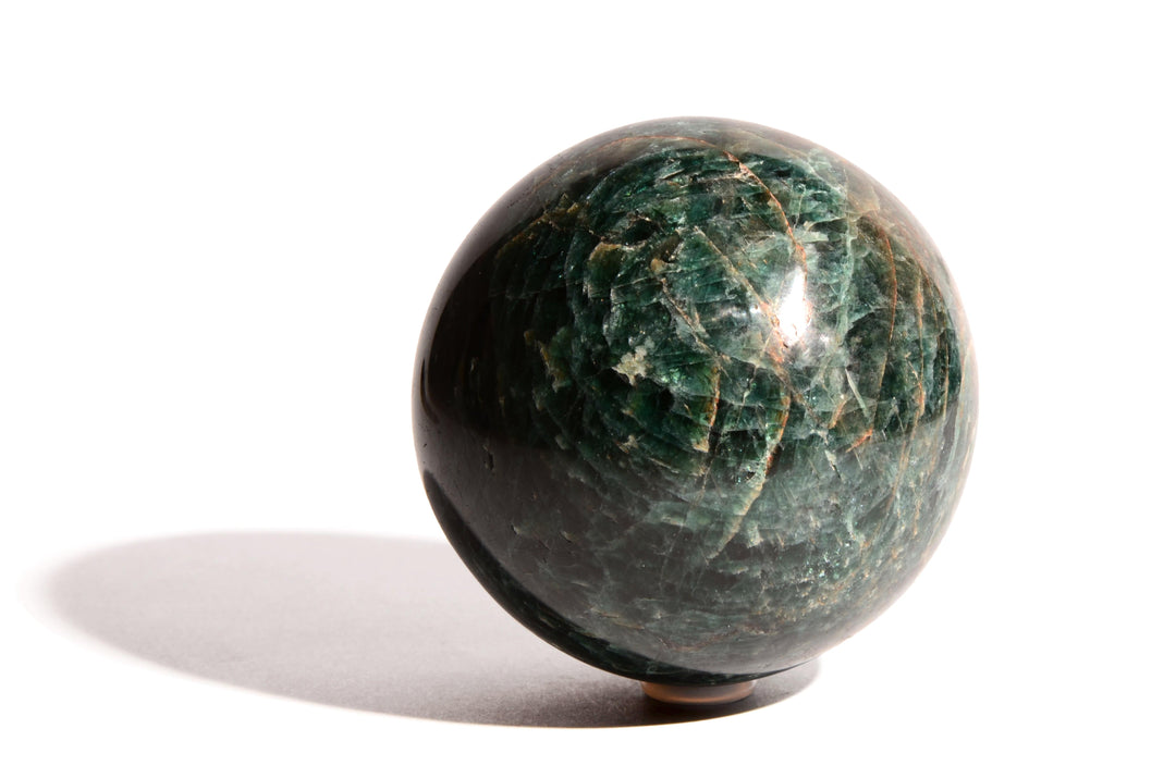 Blue Apatite Sphere - Polished