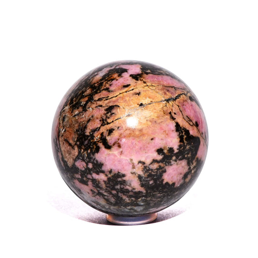 1.8 inch Rhodonite Sphere - Polished