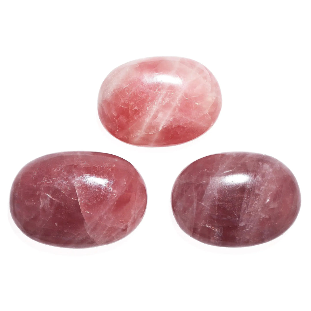 Rose Quartz Palm Stone