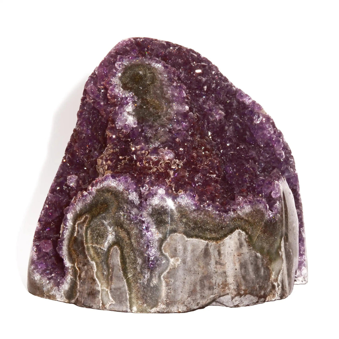 Buy Amethyst as a crystal known for protection and intuition.