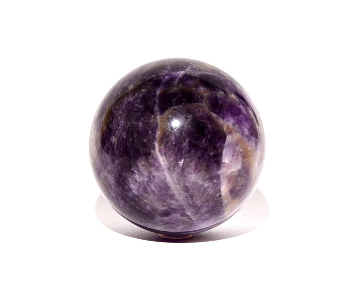 Chevron Amethyst Sphere - Polished