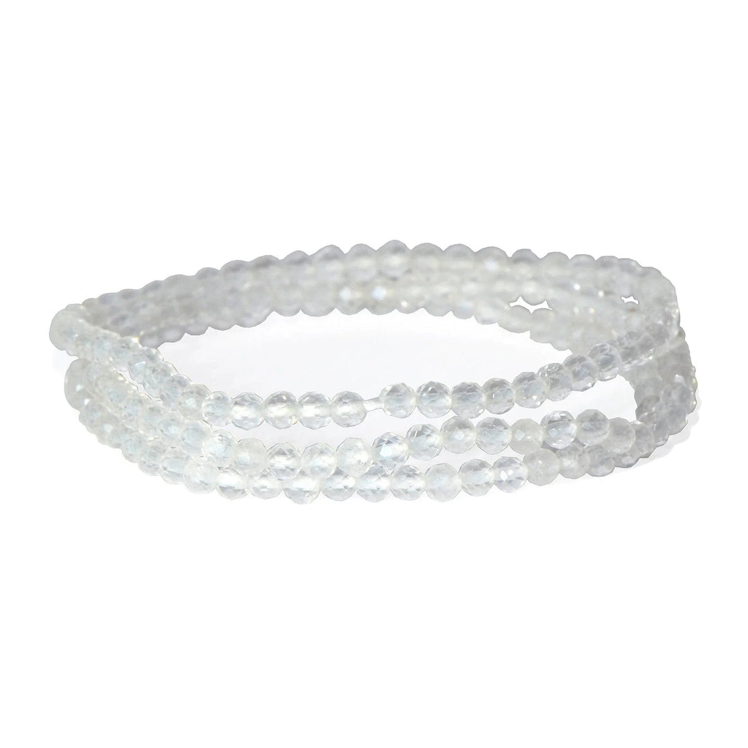 Clear Quartz Beaded Bracelet