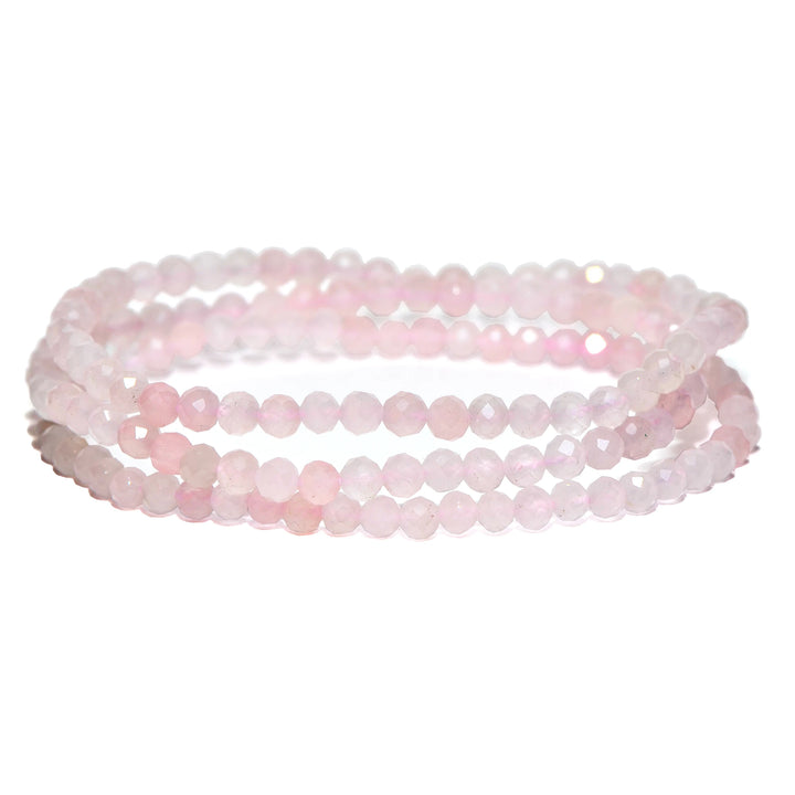 Rose Quartz Beaded Bracelet