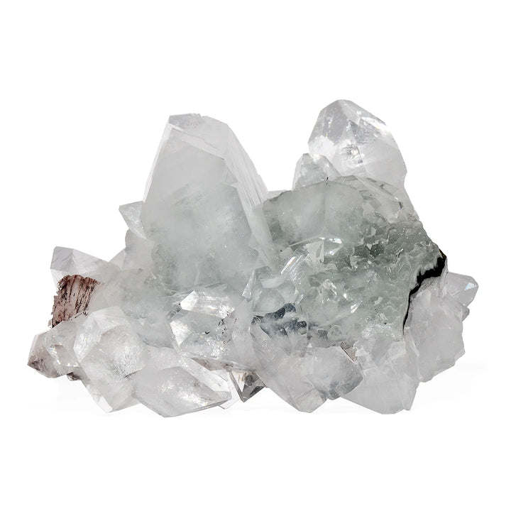 Apophyllite with Stilbite Raw Form Cluster