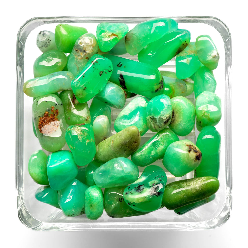 Chrysoprase Tumbled Stone - Polished - Small
