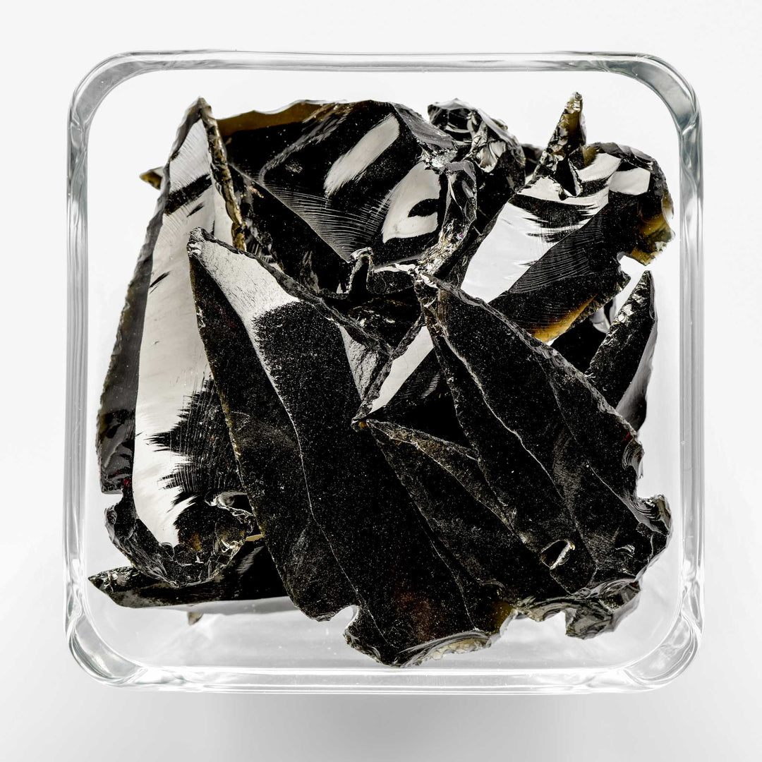 Obsidian Arrowhead Tumbled Stone