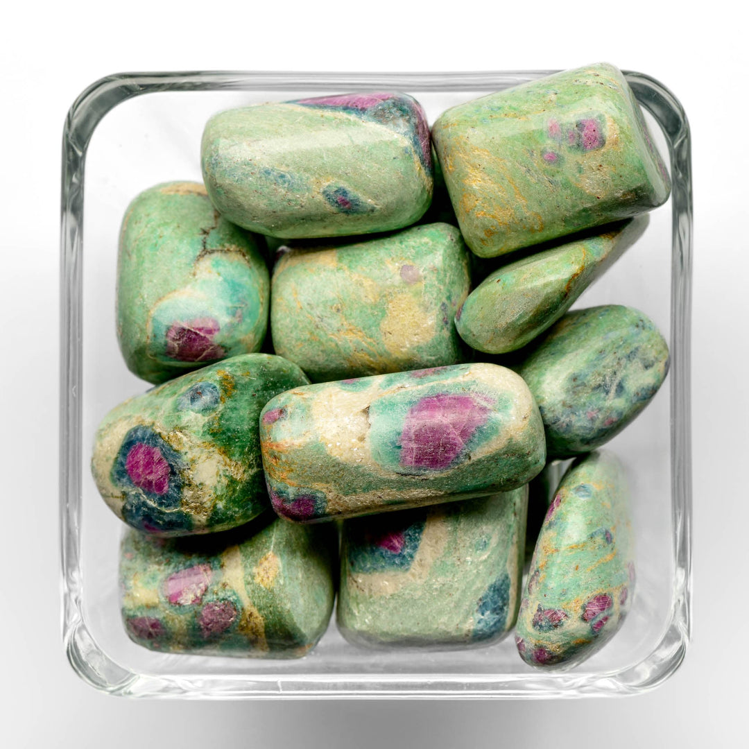 Ruby in Fuchsite Tumbled Stone