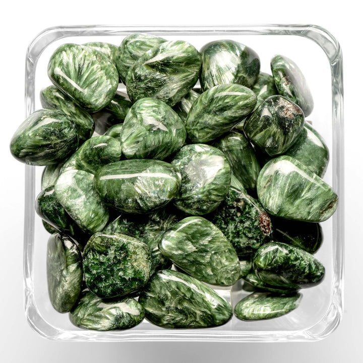 Seraphinite Tumbled Stone - Polished