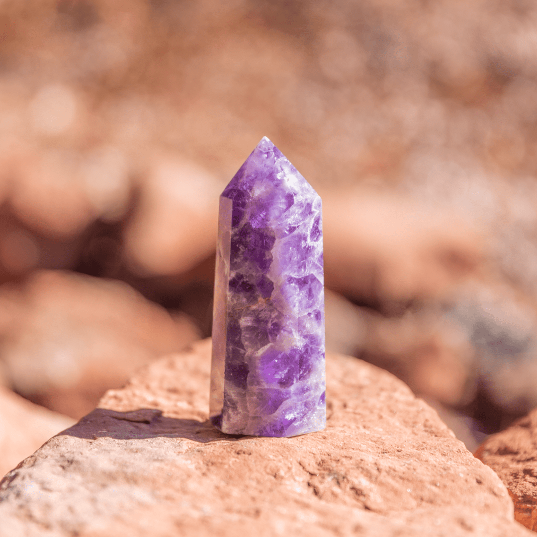 Amethyst Point - Flat Base