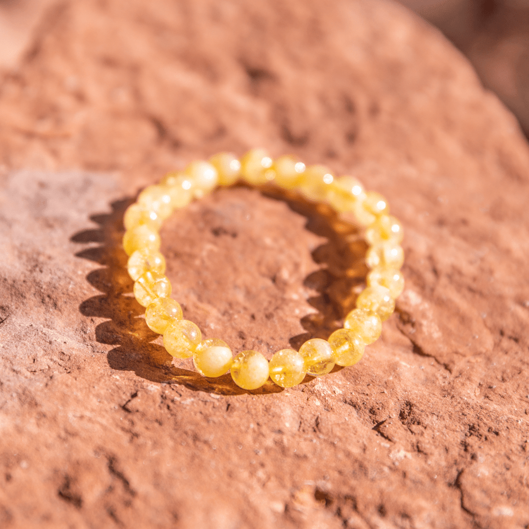 Citrine Beaded Bracelet