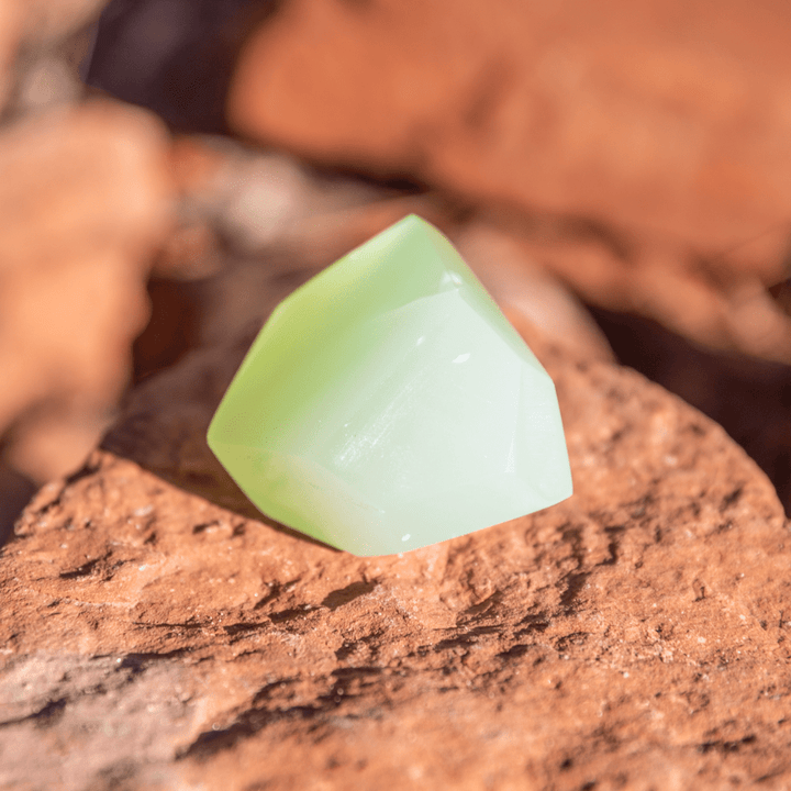Green Calcite Polygon
