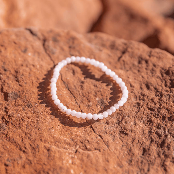 Rose Quartz Beaded Bracelet