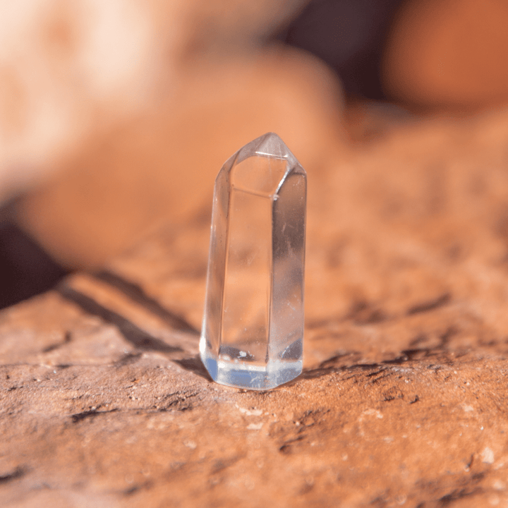 Clear Quartz Point - Flat Base