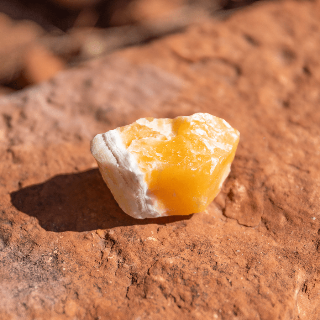 Raw Orange Calcite