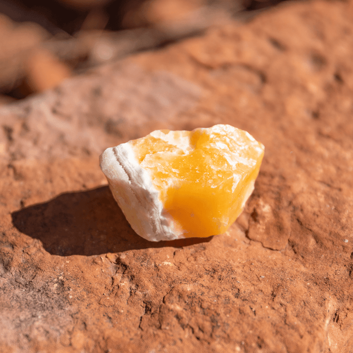 Raw Orange Calcite