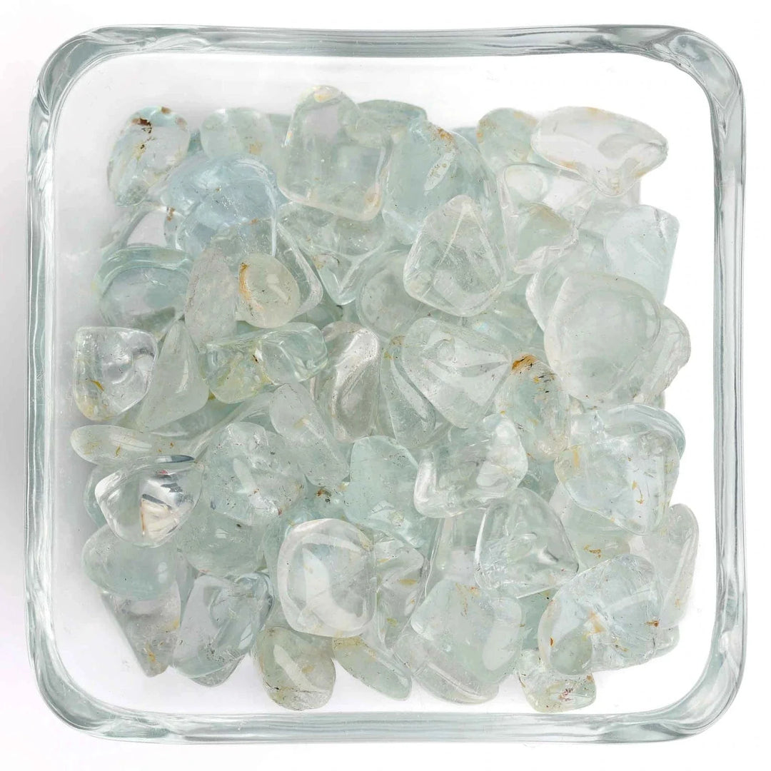 Blue Topaz Tumbled Stones - Small
