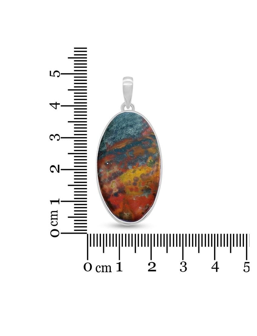 Bloodstone Sterling Silver pendant