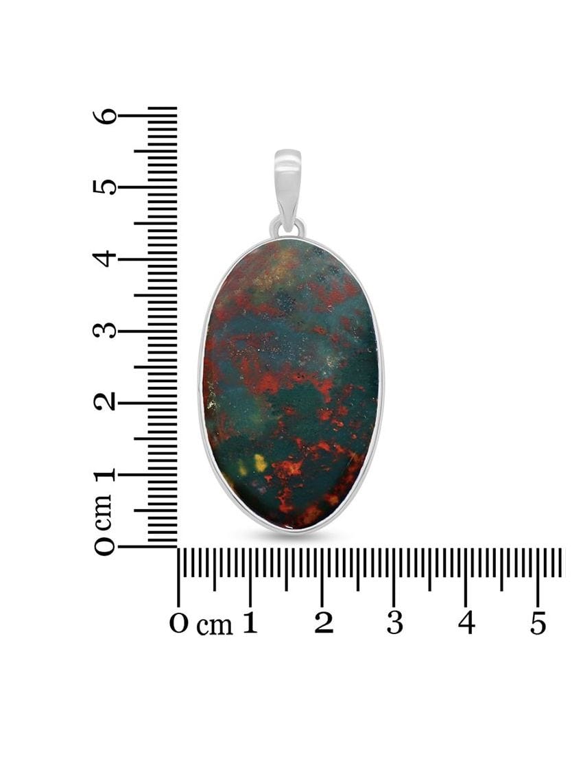 Bloodstone Sterling Silver pendant