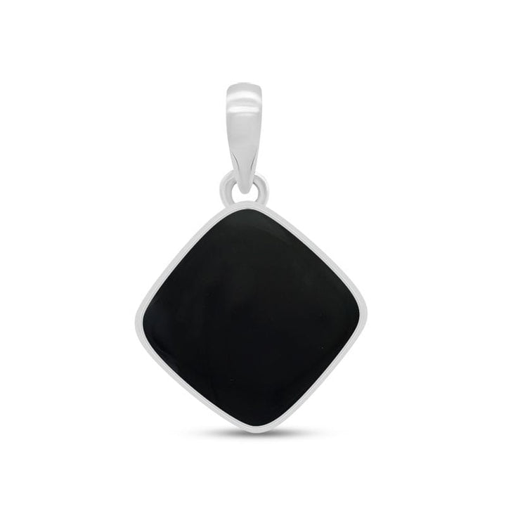 Black Onyx Sterling Silver Pendant