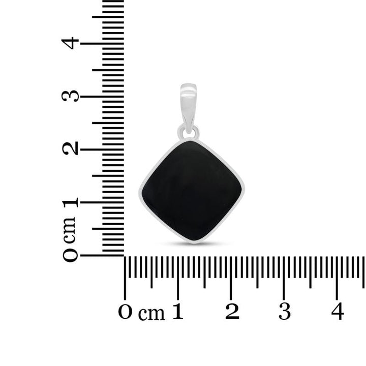 Black Onyx Sterling Silver Pendant