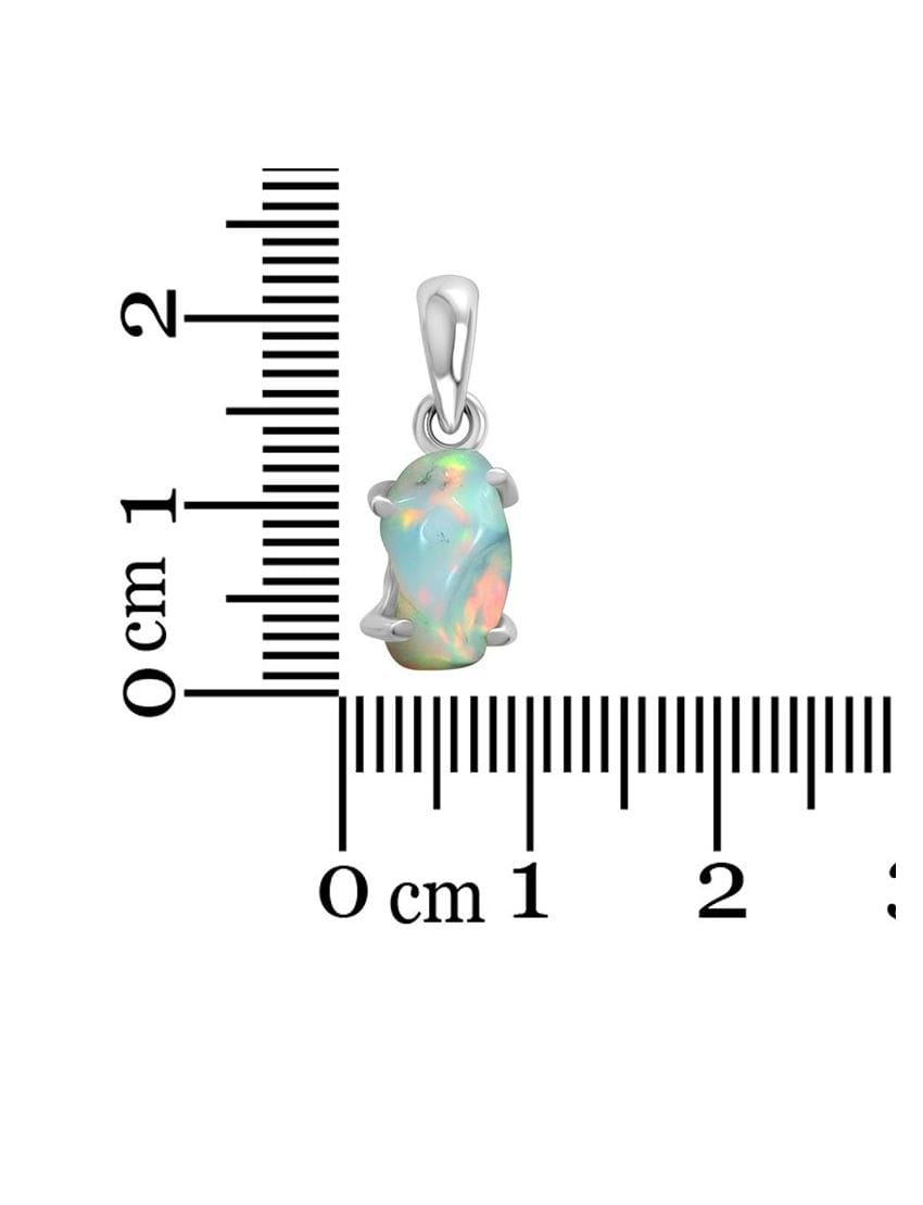 Opal Sterling Silver Pendant
