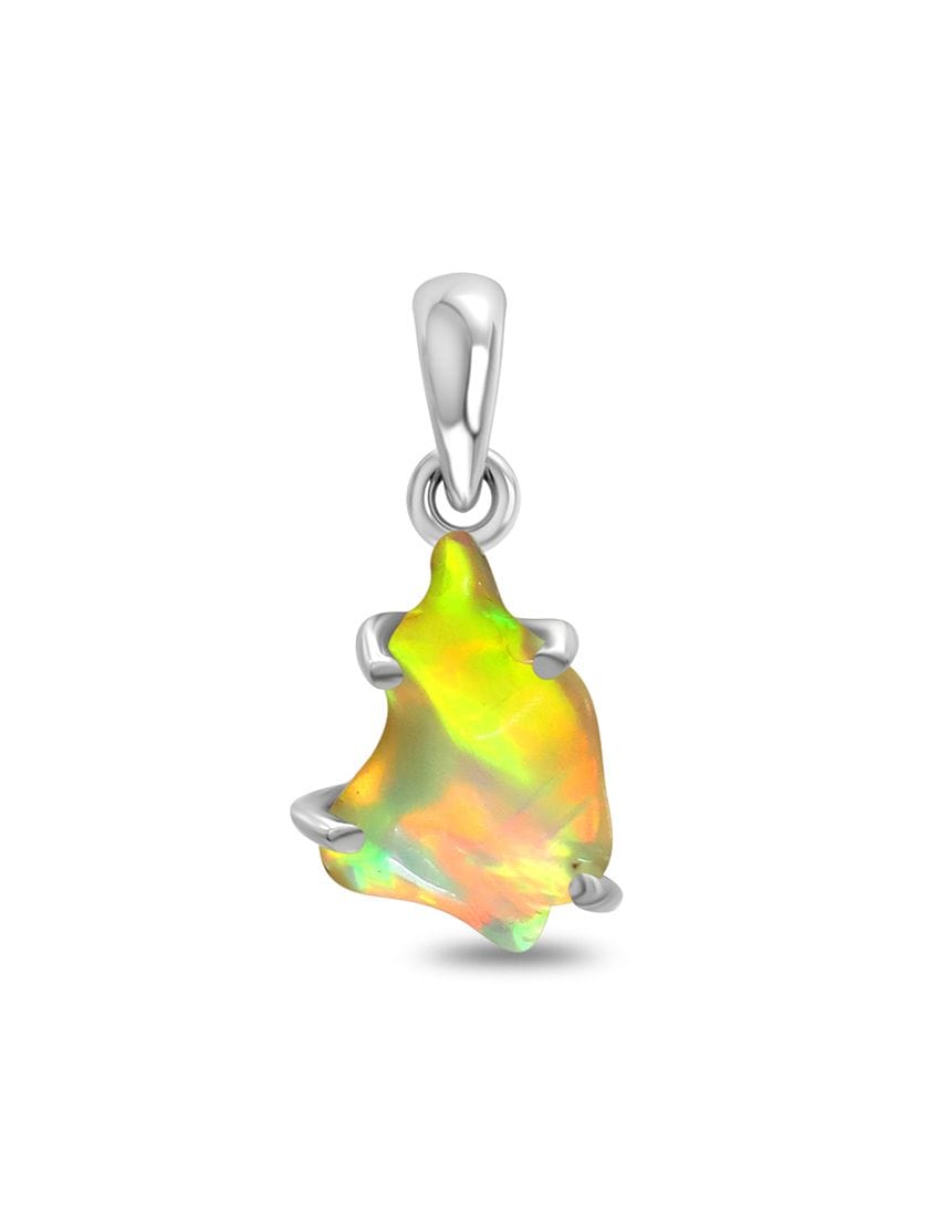 Opal Sterling Silver Pendant