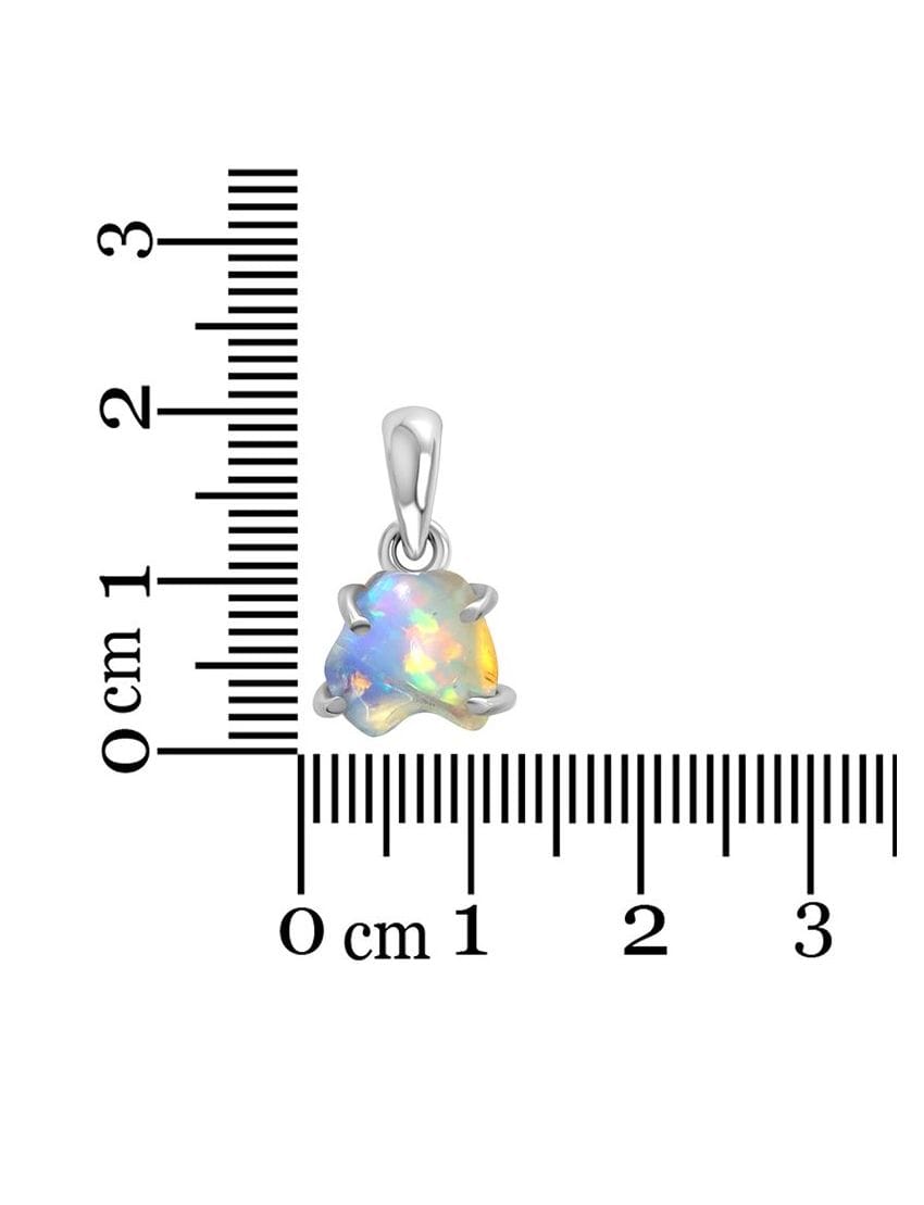 Opal Sterling Silver Pendant
